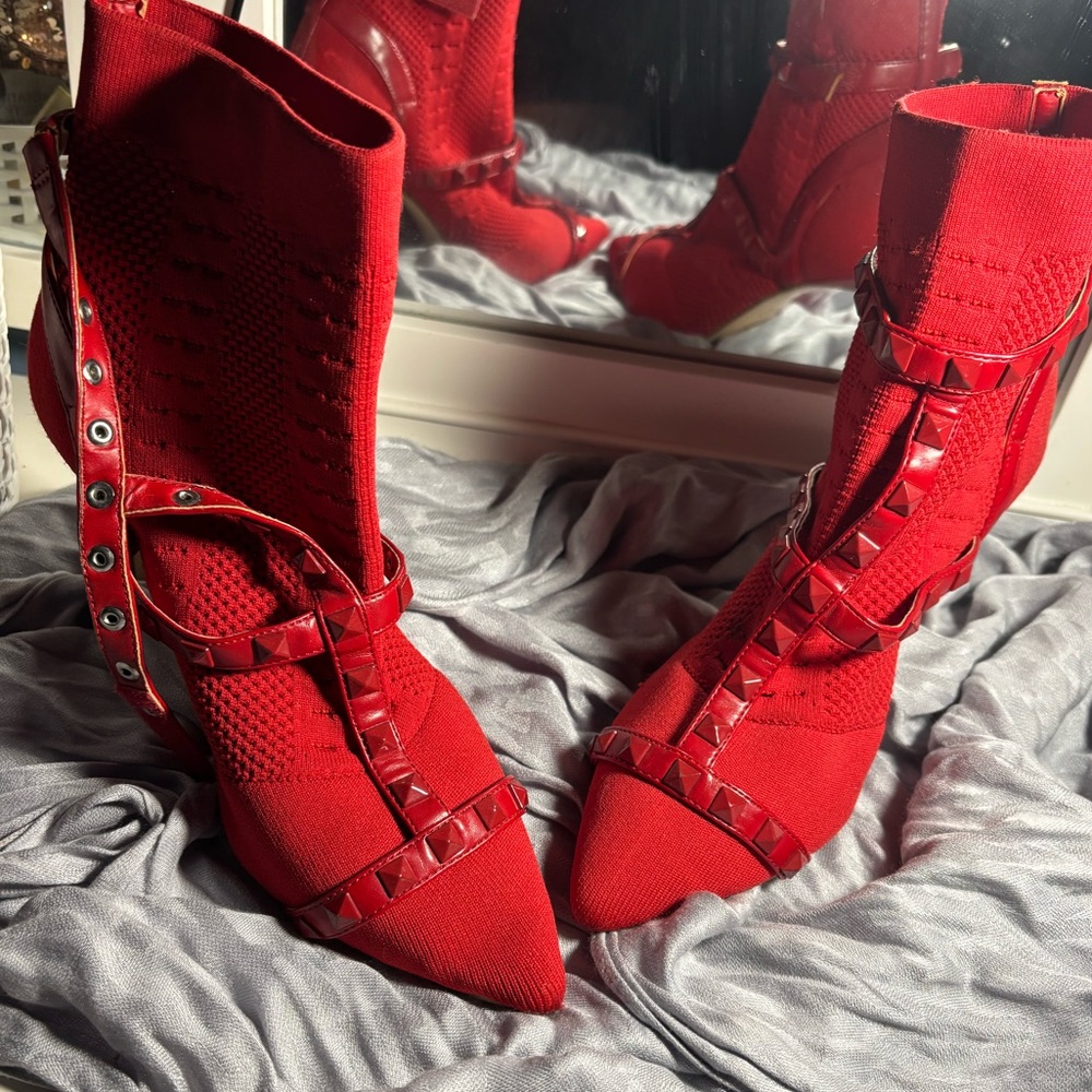 Rose Dagger Ankle Boots for Women